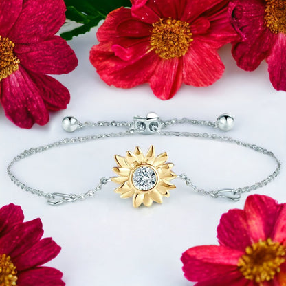 Calliope Moissanite Sunflower Bracelet