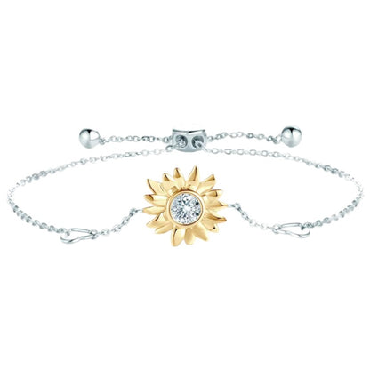 Calliope Moissanite Sunflower Bracelet