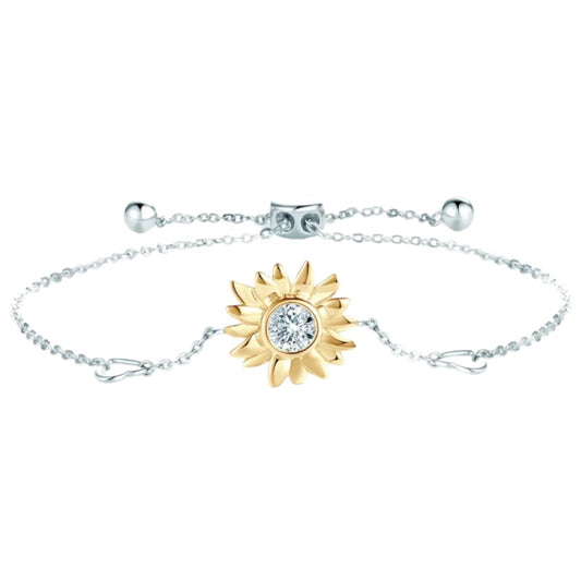 Calliope Moissanite Sunflower Bracelet